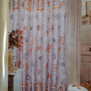 Bath Seashell Shower Curtain Set 70 X 72 Poshmark